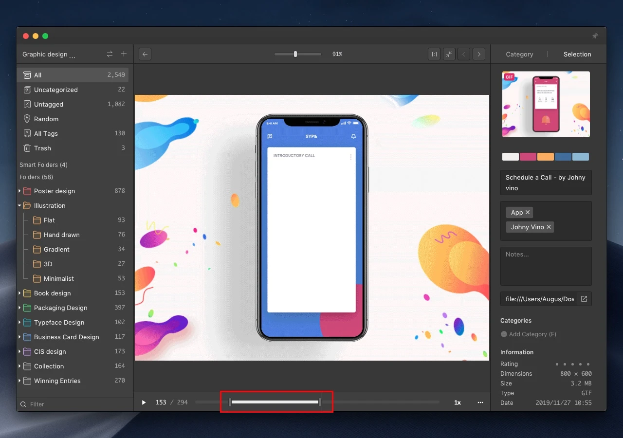 Image from Eagle loop